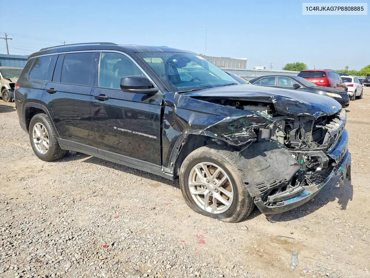 2023 Jeep Grand Cherokee L Laredo VIN: 1C4RJKAG7P8808885 Lot: 62147146