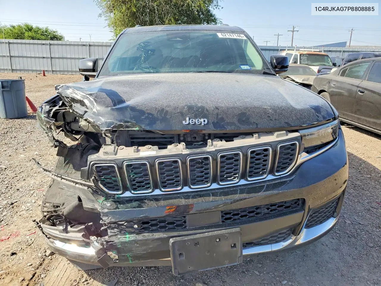 2023 Jeep Grand Cherokee L Laredo VIN: 1C4RJKAG7P8808885 Lot: 62147146