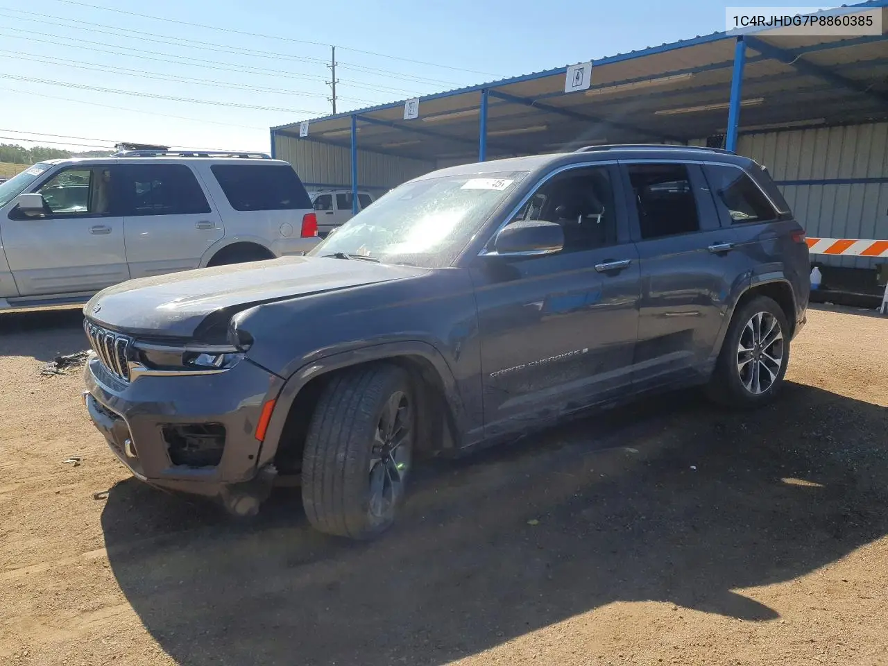 2023 Jeep Grand Cherokee Overland VIN: 1C4RJHDG7P8860385 Lot: 85978745