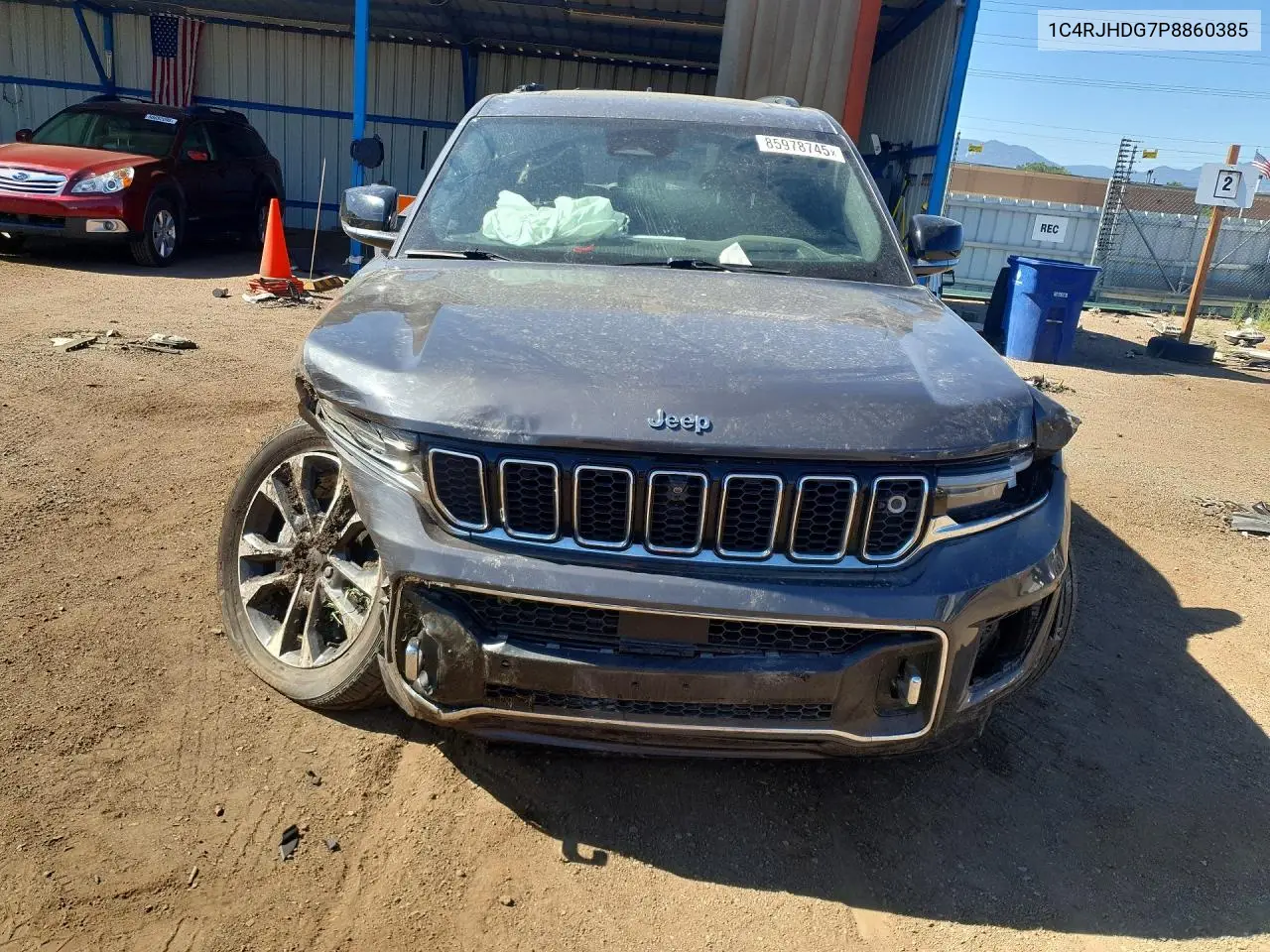 2023 Jeep Grand Cherokee Overland VIN: 1C4RJHDG7P8860385 Lot: 85978745