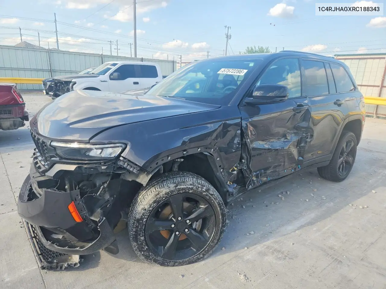 2024 Jeep Grand Cherokee Laredo VIN: 1C4RJHAGXRC188343 Lot: 57572286