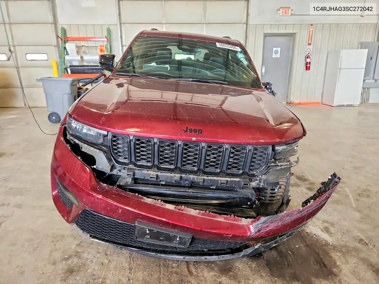 2025 Jeep Grand Cherokee Laredo VIN: 1C4RJHAG3SC272042 Lot: 56033406