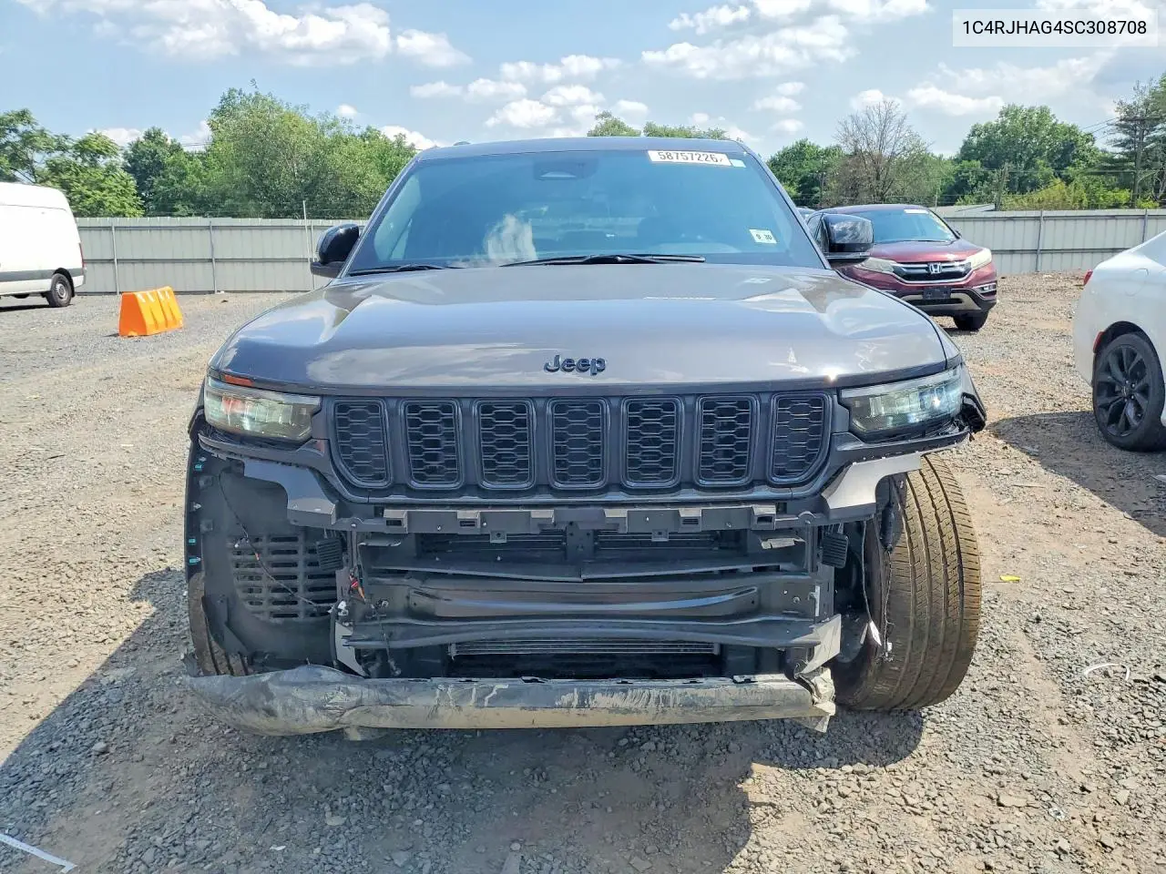 2025 Jeep Grand Cherokee Laredo VIN: 1C4RJHAG4SC308708 Lot: 58757226