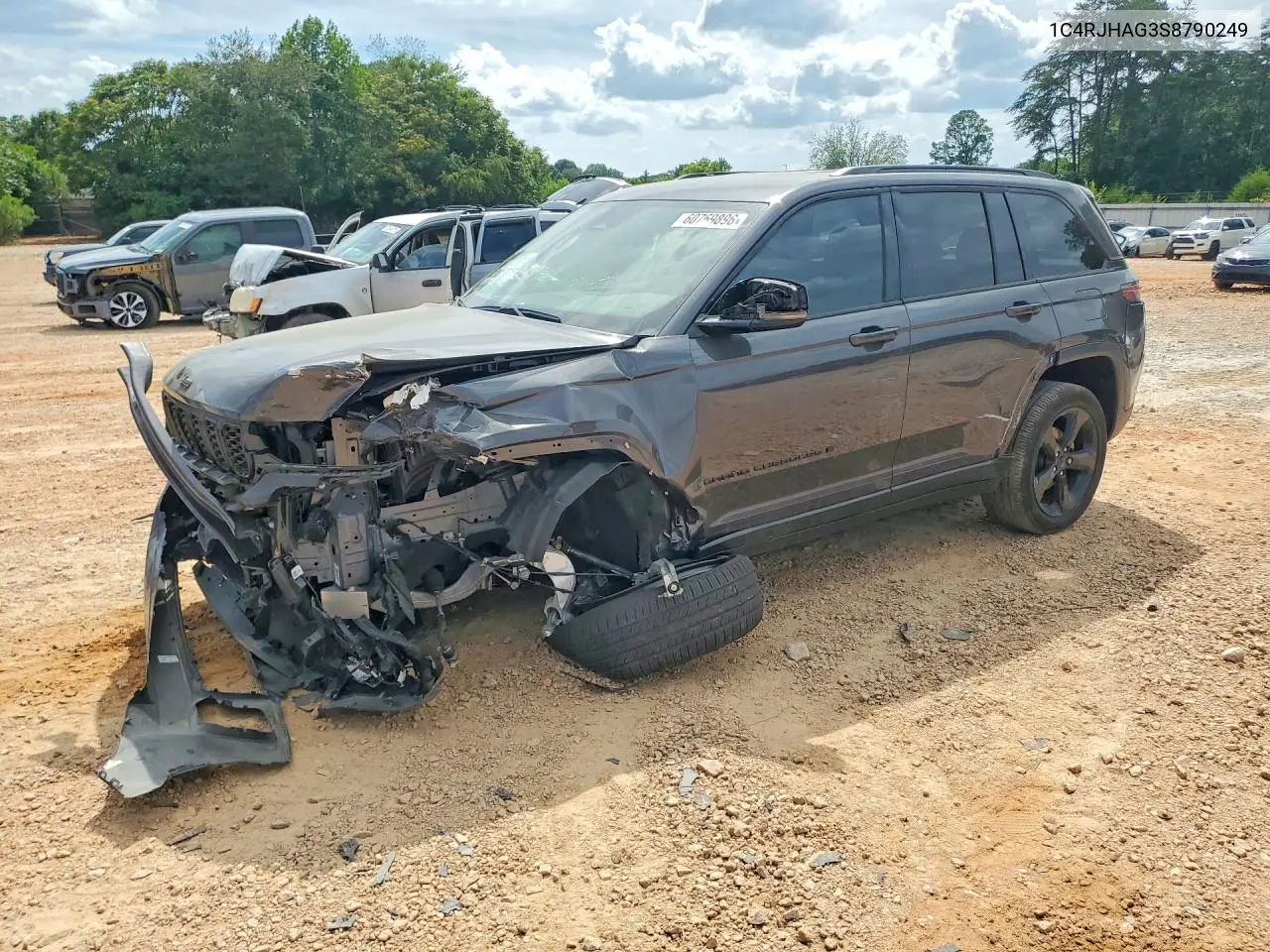 2025 Jeep Grand Cherokee Laredo VIN: 1C4RJHAG3S8790249 Lot: 60769896