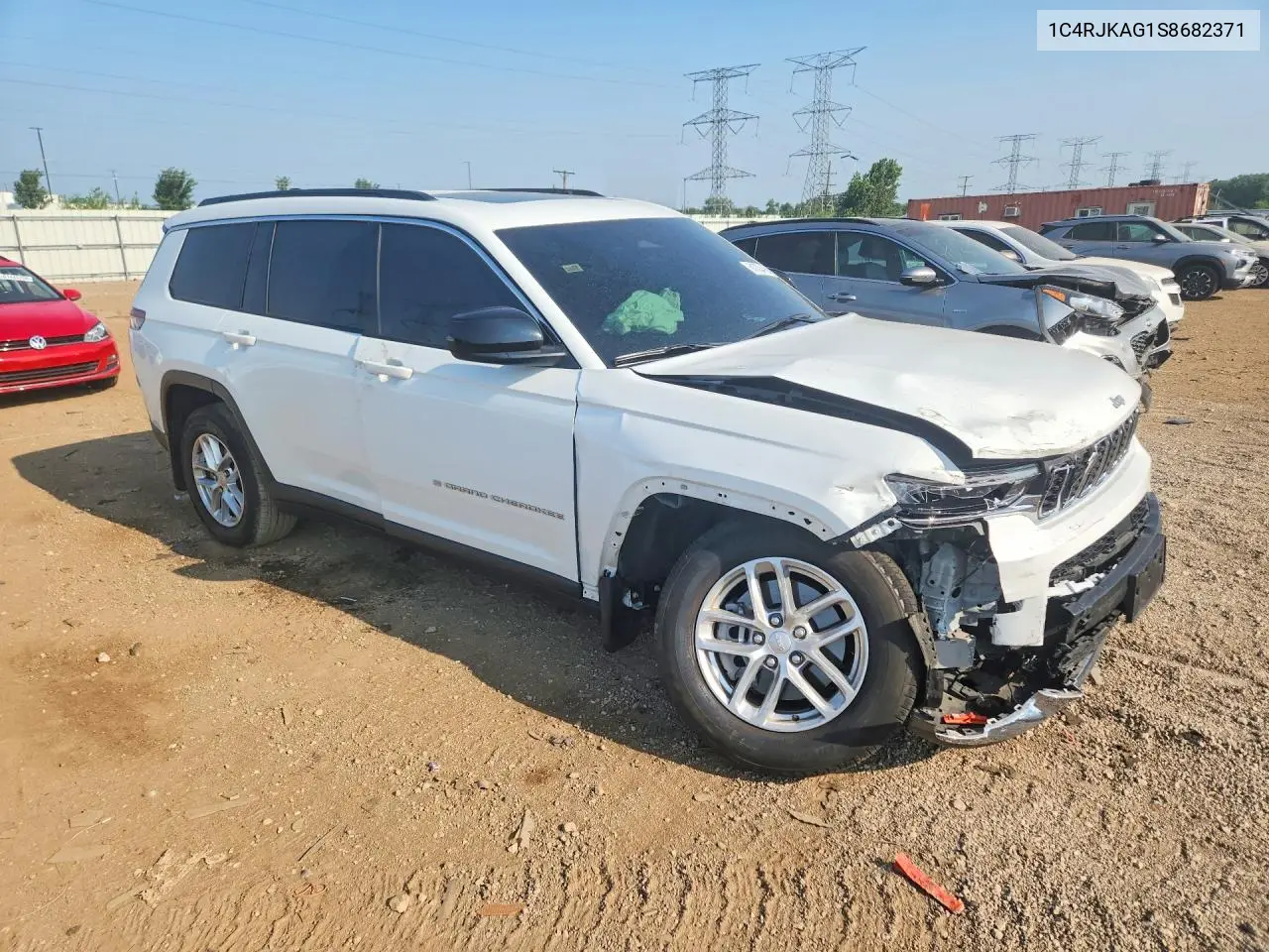 2025 Jeep Grand Cherokee L Laredo VIN: 1C4RJKAG1S8682371 Lot: 61703416