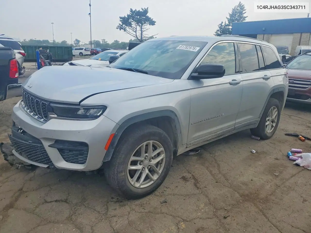 2025 Jeep Grand Cherokee Laredo VIN: 1C4RJHAG3SC343711 Lot: 61782976