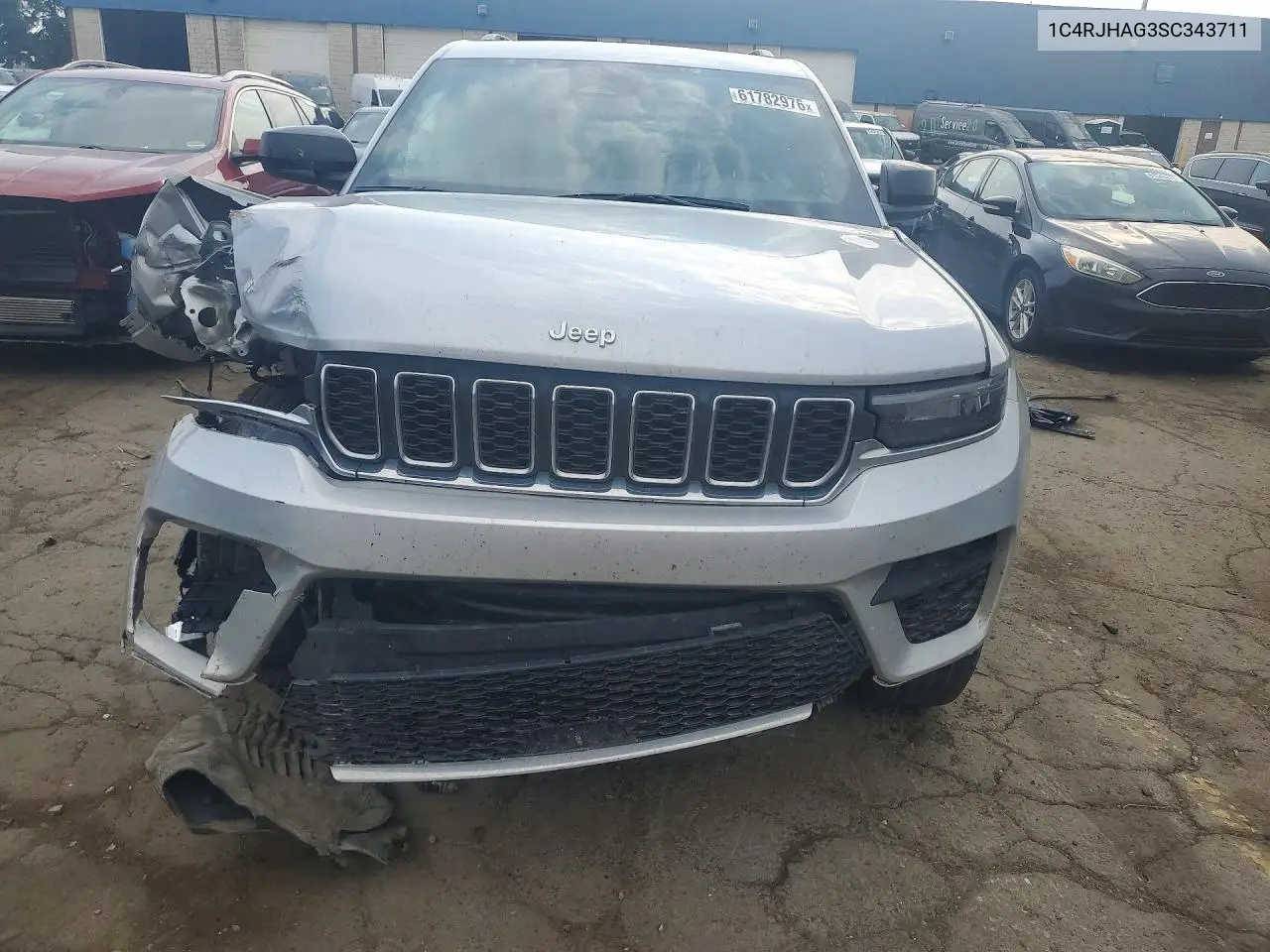 2025 Jeep Grand Cherokee Laredo VIN: 1C4RJHAG3SC343711 Lot: 61782976