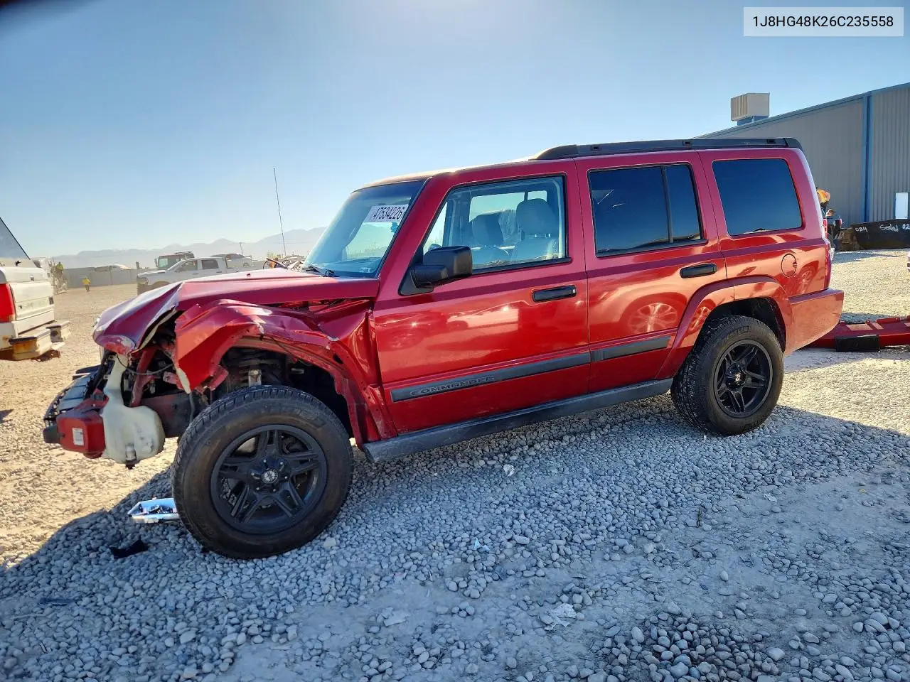 2006 Jeep Commander VIN: 1J8HG48K26C235558 Lot: 47534226
