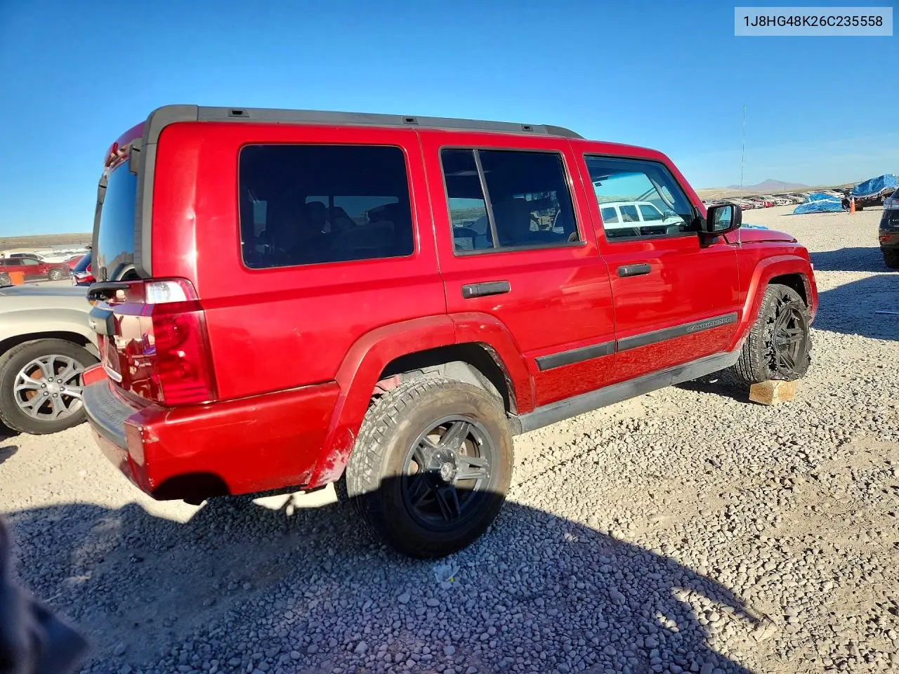 2006 Jeep Commander VIN: 1J8HG48K26C235558 Lot: 47534226