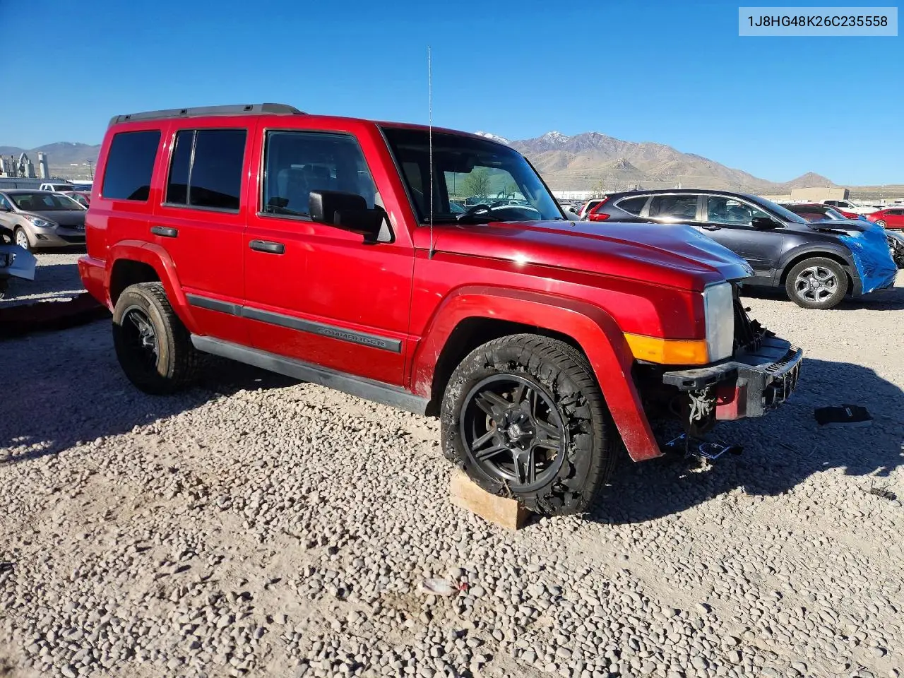 2006 Jeep Commander VIN: 1J8HG48K26C235558 Lot: 47534226
