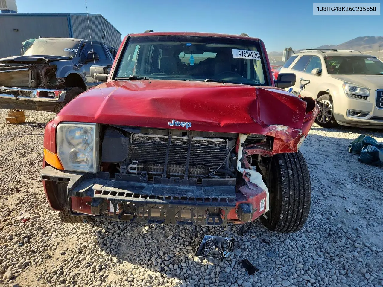 2006 Jeep Commander VIN: 1J8HG48K26C235558 Lot: 47534226