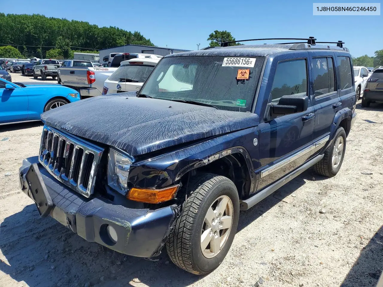 2006 Jeep Commander Limited VIN: 1J8HG58N46C246450 Lot: 55686156