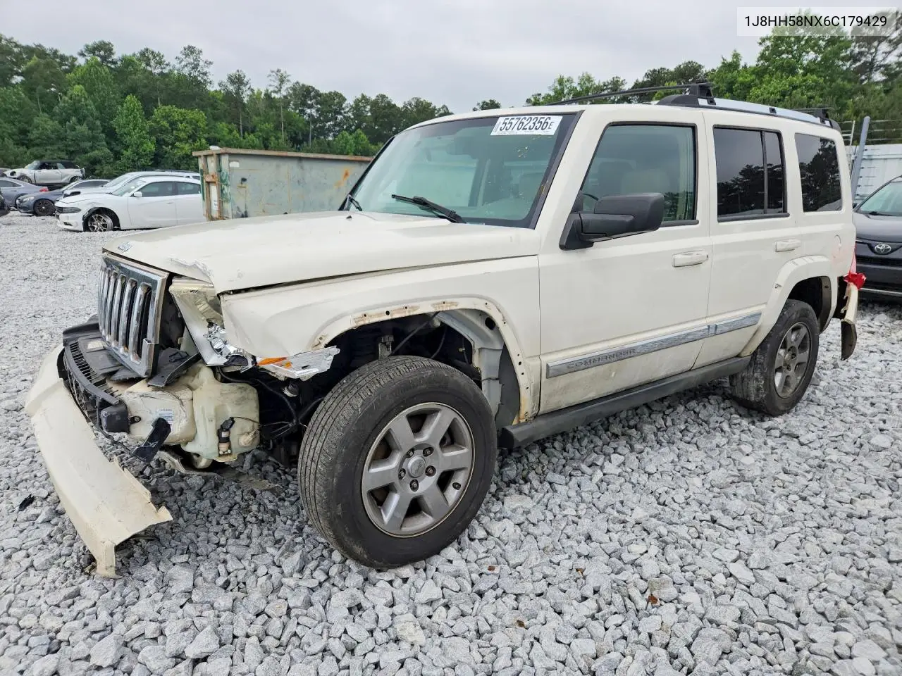 2006 Jeep Commander Limited VIN: 1J8HH58NX6C179429 Lot: 55762356