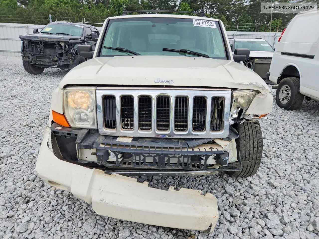 2006 Jeep Commander Limited VIN: 1J8HH58NX6C179429 Lot: 55762356