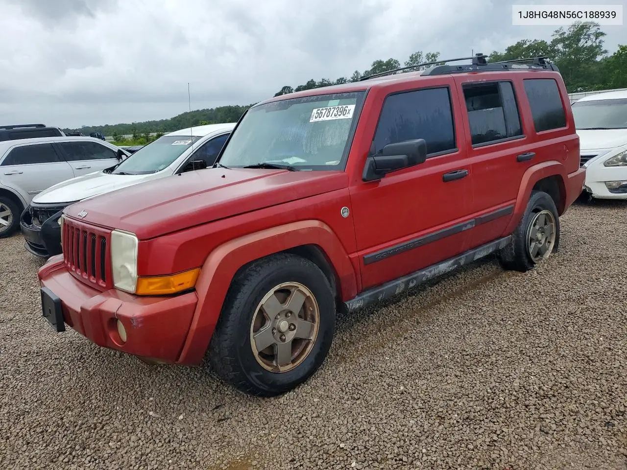 2006 Jeep Commander VIN: 1J8HG48N56C188939 Lot: 56787396