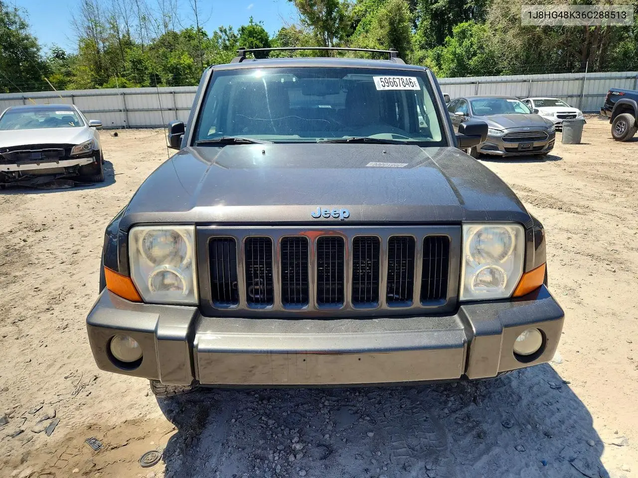 2006 Jeep Commander VIN: 1J8HG48K36C288513 Lot: 59667846