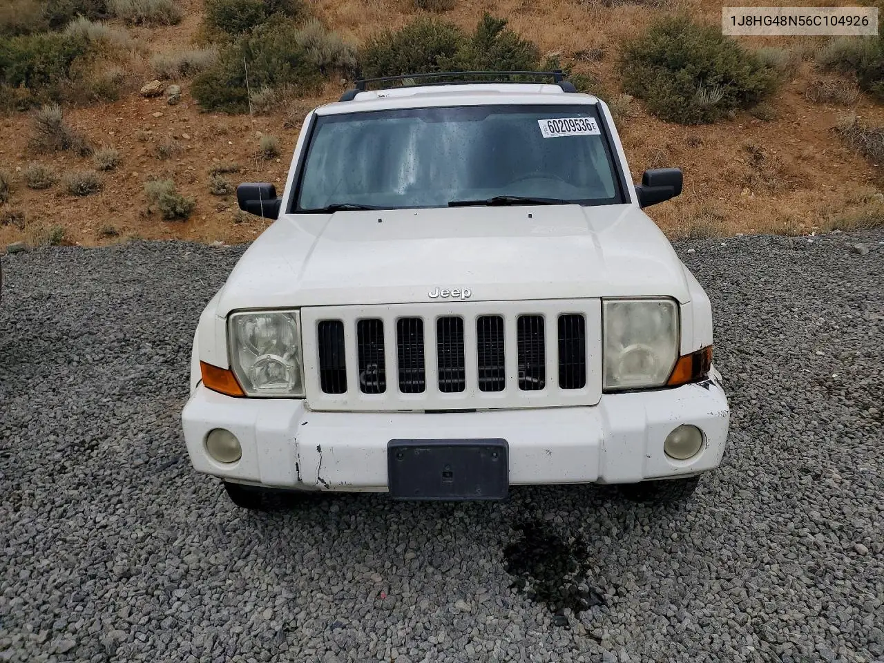 2006 Jeep Commander VIN: 1J8HG48N56C104926 Lot: 60209536