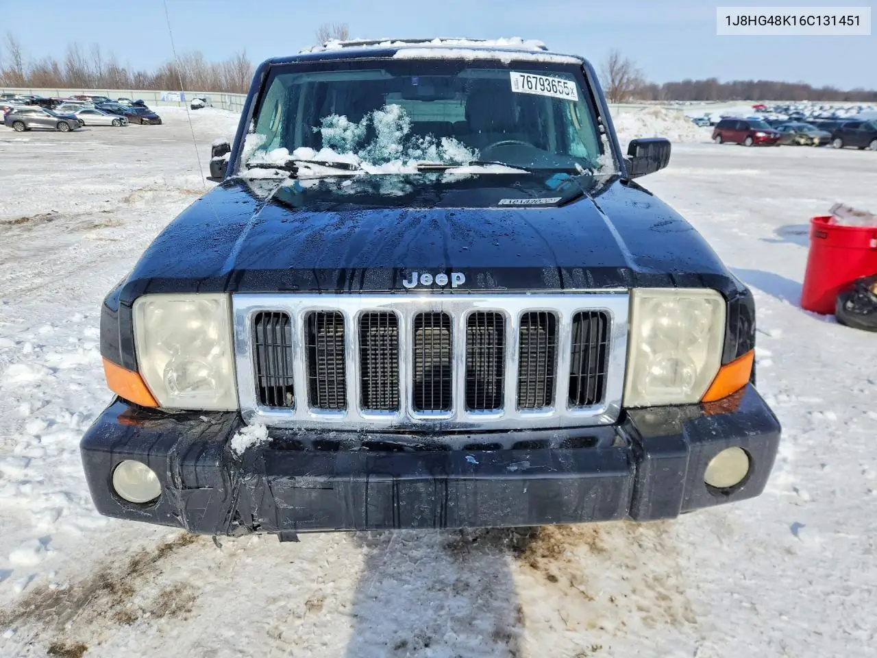 2006 Jeep Commander VIN: 1J8HG48K16C131451 Lot: 76793655