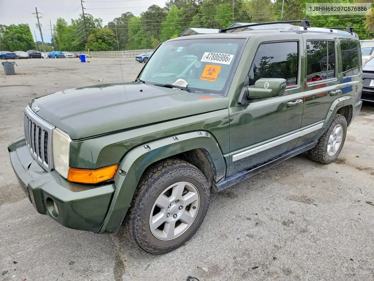 2007 Jeep Commander Overland VIN: 1J8HH68207C576886 Lot: 47886986