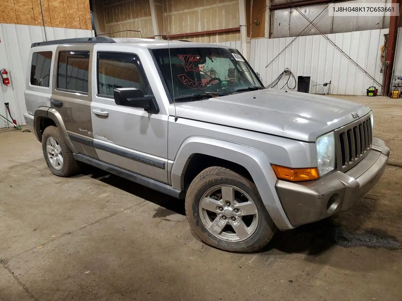 2007 Jeep Commander VIN: 1J8HG48K17C653661 Lot: 48546926
