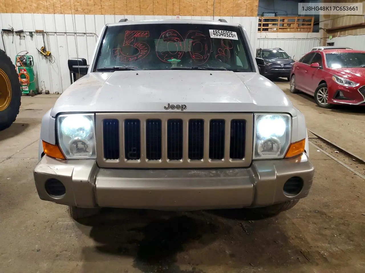 2007 Jeep Commander VIN: 1J8HG48K17C653661 Lot: 48546926