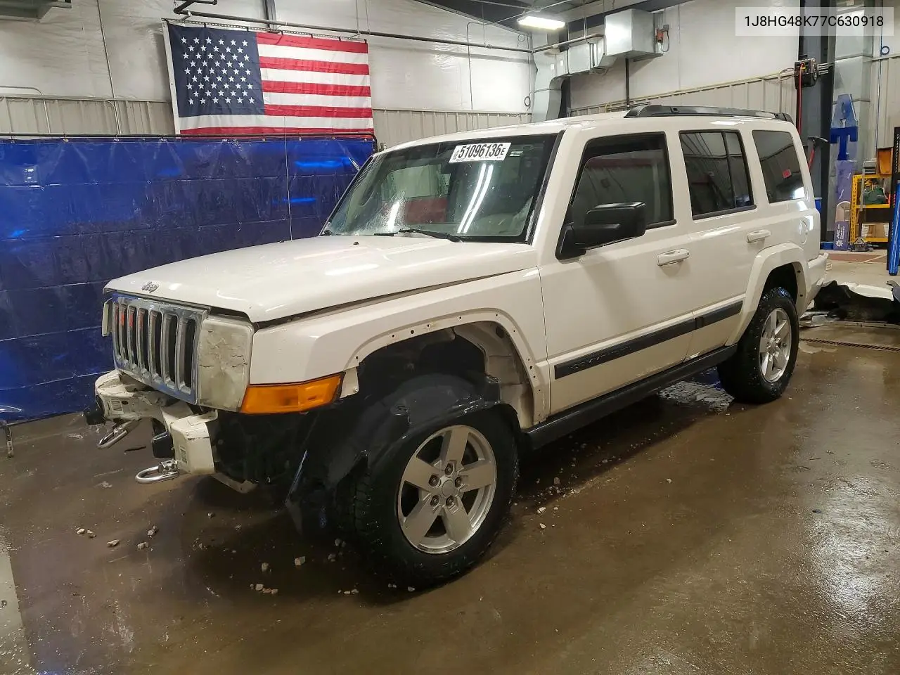 2007 Jeep Commander VIN: 1J8HG48K77C630918 Lot: 51096136