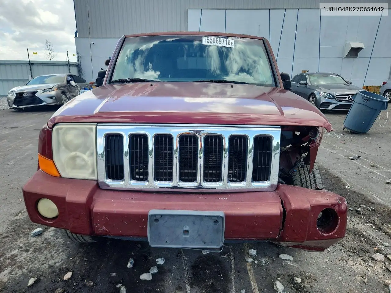 2007 Jeep Commander VIN: 1J8HG48K27C654642 Lot: 55069716
