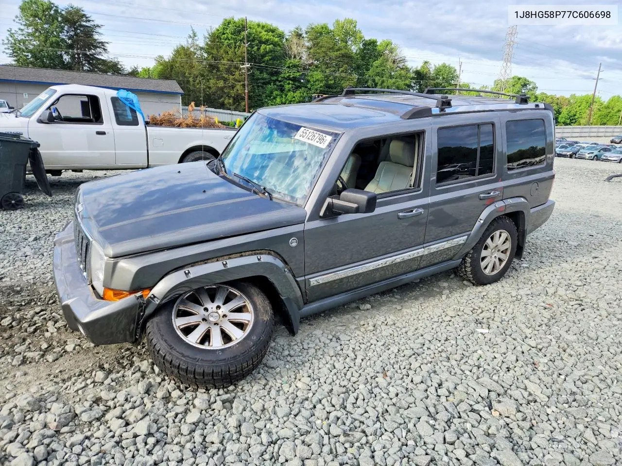 2007 Jeep Commander Limited VIN: 1J8HG58P77C606698 Lot: 55126796