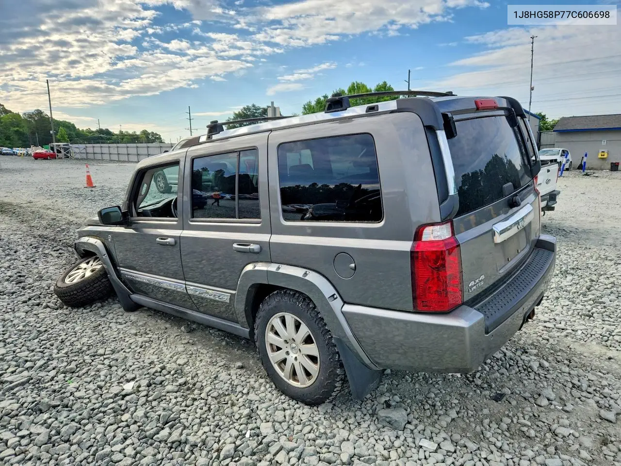 2007 Jeep Commander Limited VIN: 1J8HG58P77C606698 Lot: 55126796