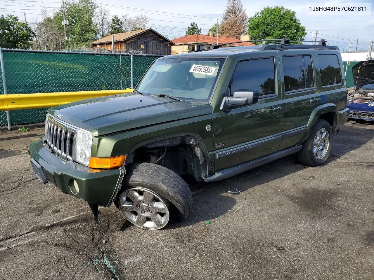 2007 Jeep Commander VIN: 1J8HG48P57C621811 Lot: 55597586