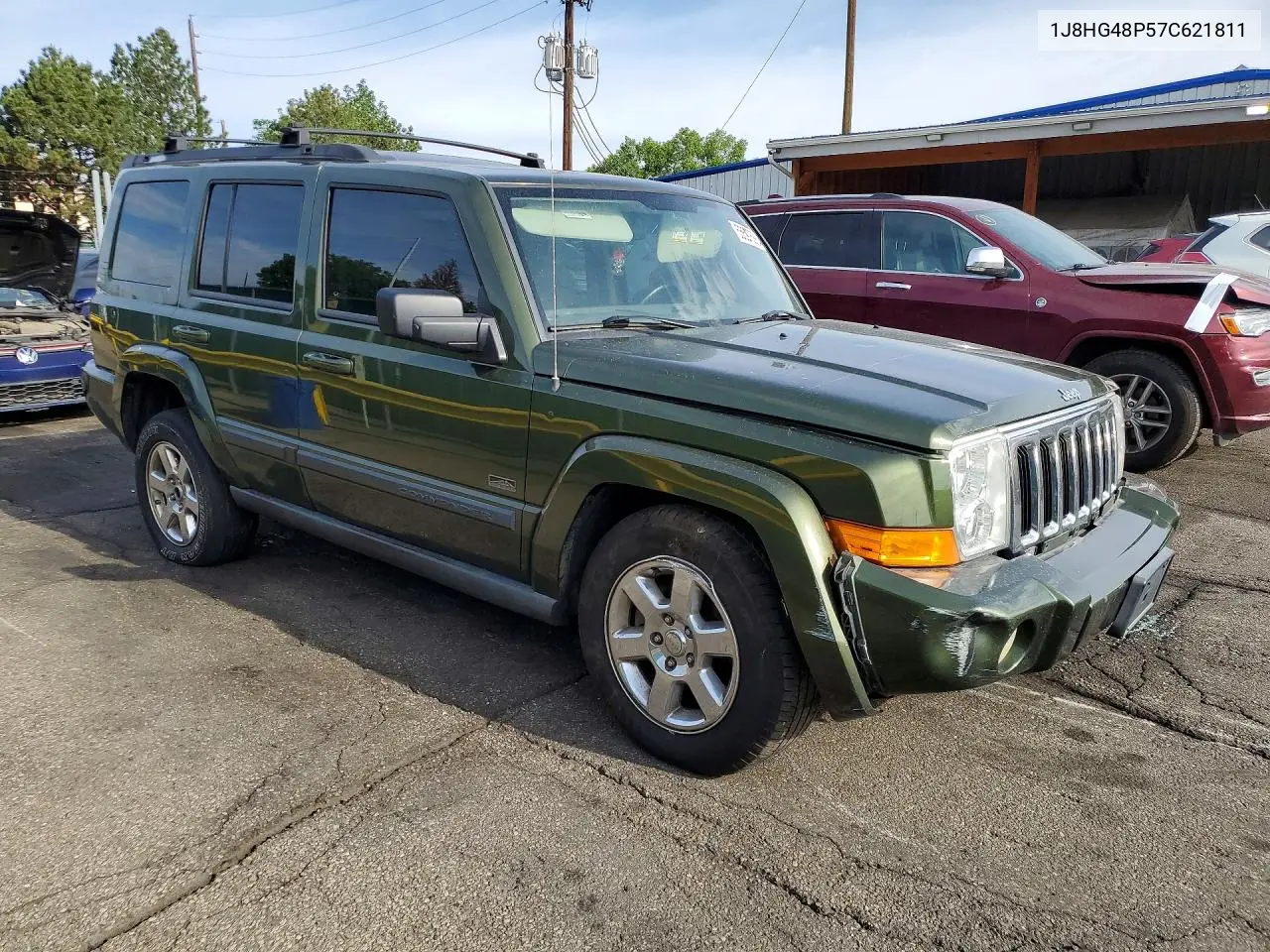 2007 Jeep Commander VIN: 1J8HG48P57C621811 Lot: 55597586
