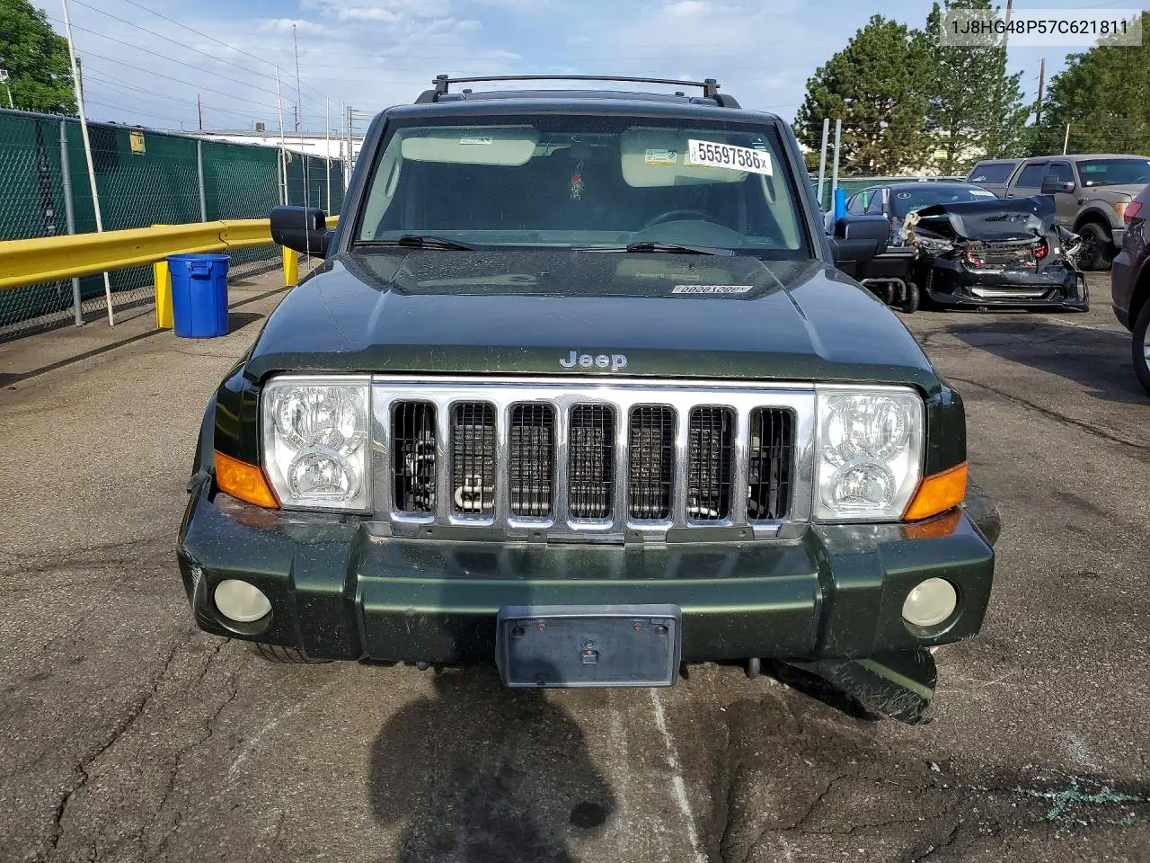 2007 Jeep Commander VIN: 1J8HG48P57C621811 Lot: 55597586