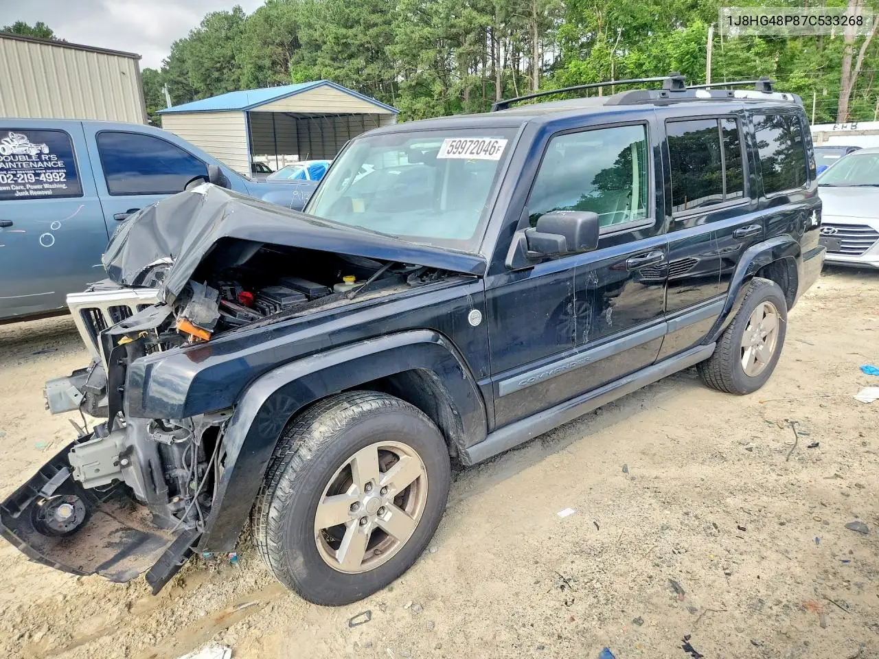 2007 Jeep Commander VIN: 1J8HG48P87C533268 Lot: 59972046