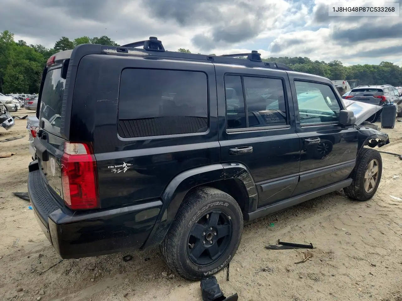 2007 Jeep Commander VIN: 1J8HG48P87C533268 Lot: 59972046