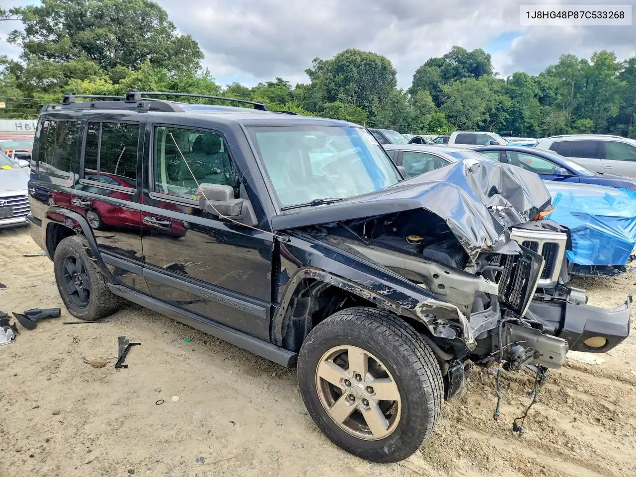 2007 Jeep Commander VIN: 1J8HG48P87C533268 Lot: 59972046
