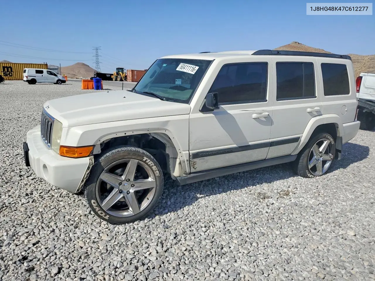2007 Jeep Commander Sport VIN: 1J8HG48K47C612277 Lot: 60411116