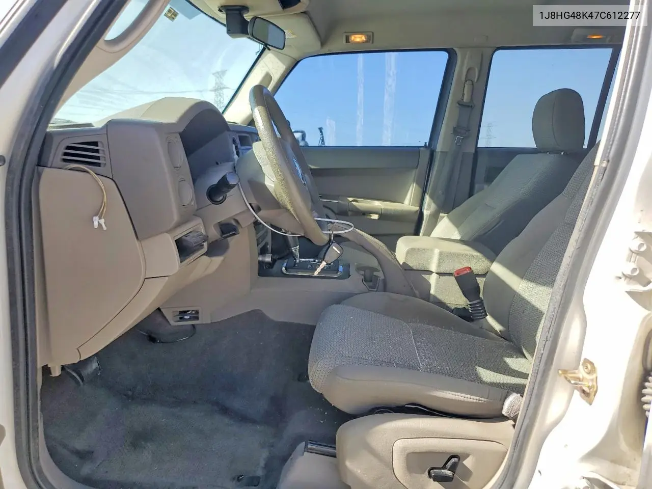 2007 Jeep Commander Sport VIN: 1J8HG48K47C612277 Lot: 60411116