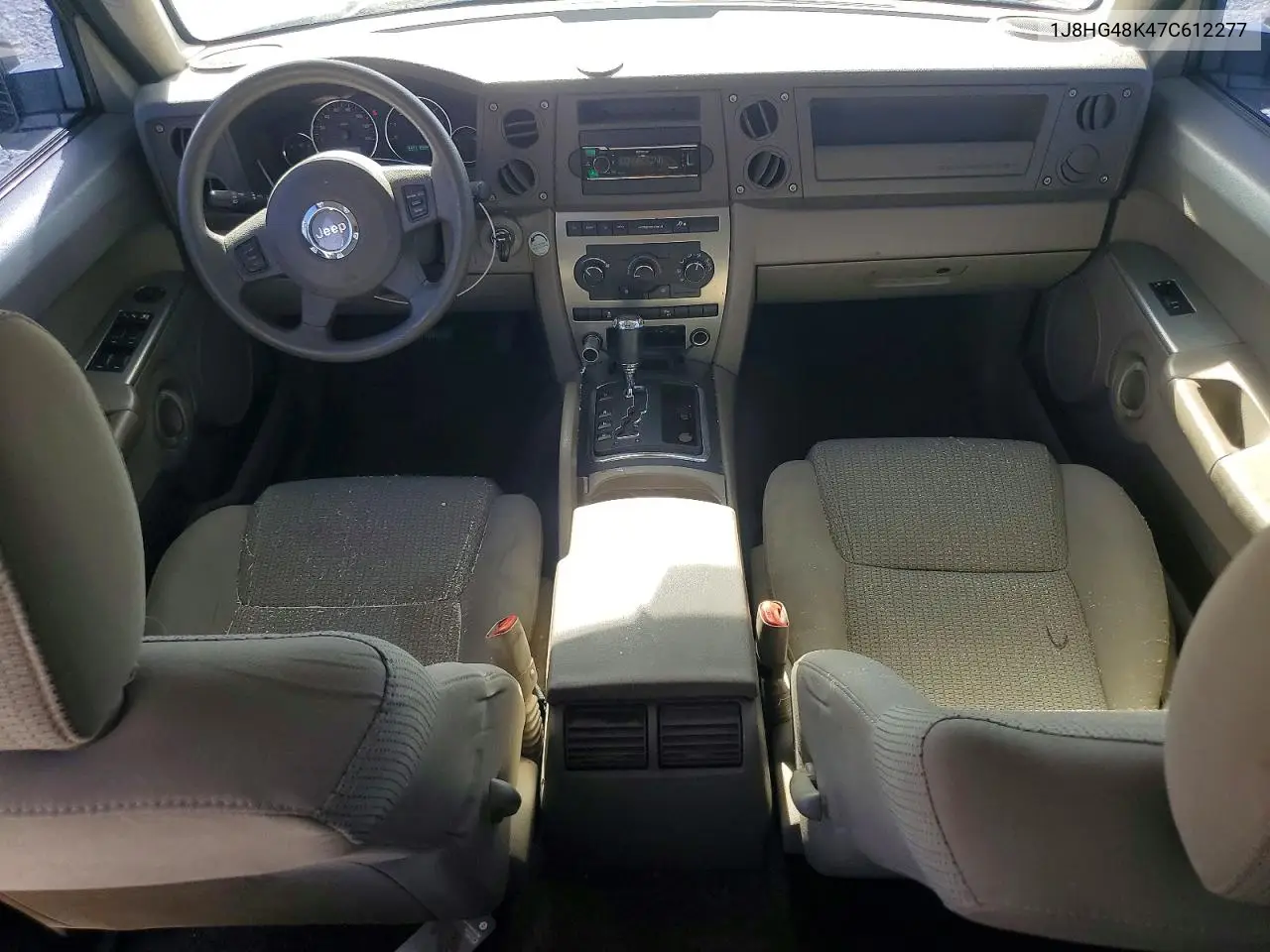 2007 Jeep Commander Sport VIN: 1J8HG48K47C612277 Lot: 60411116