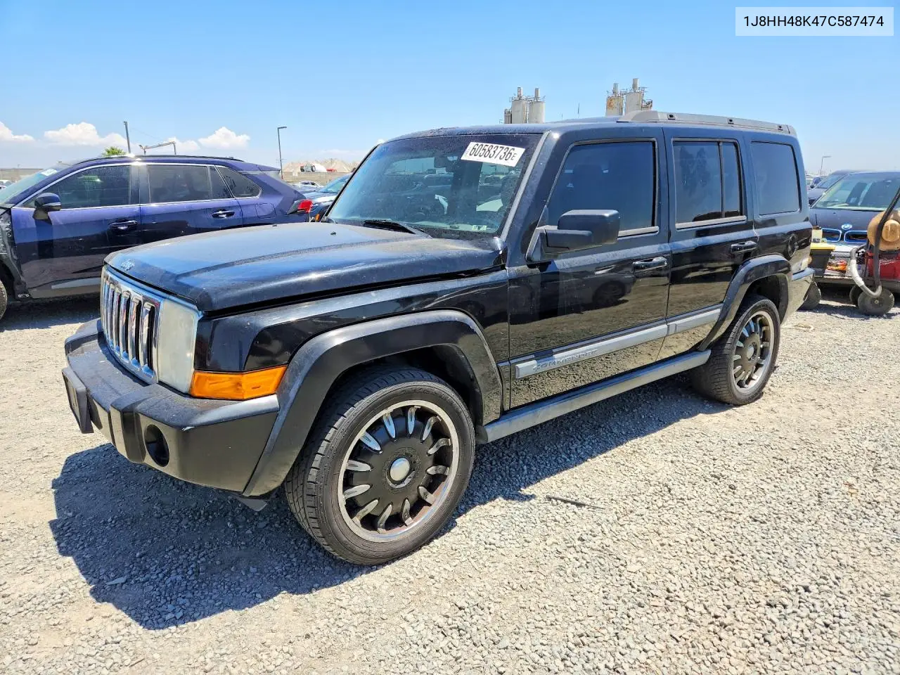 2007 Jeep Commander VIN: 1J8HH48K47C587474 Lot: 60583736