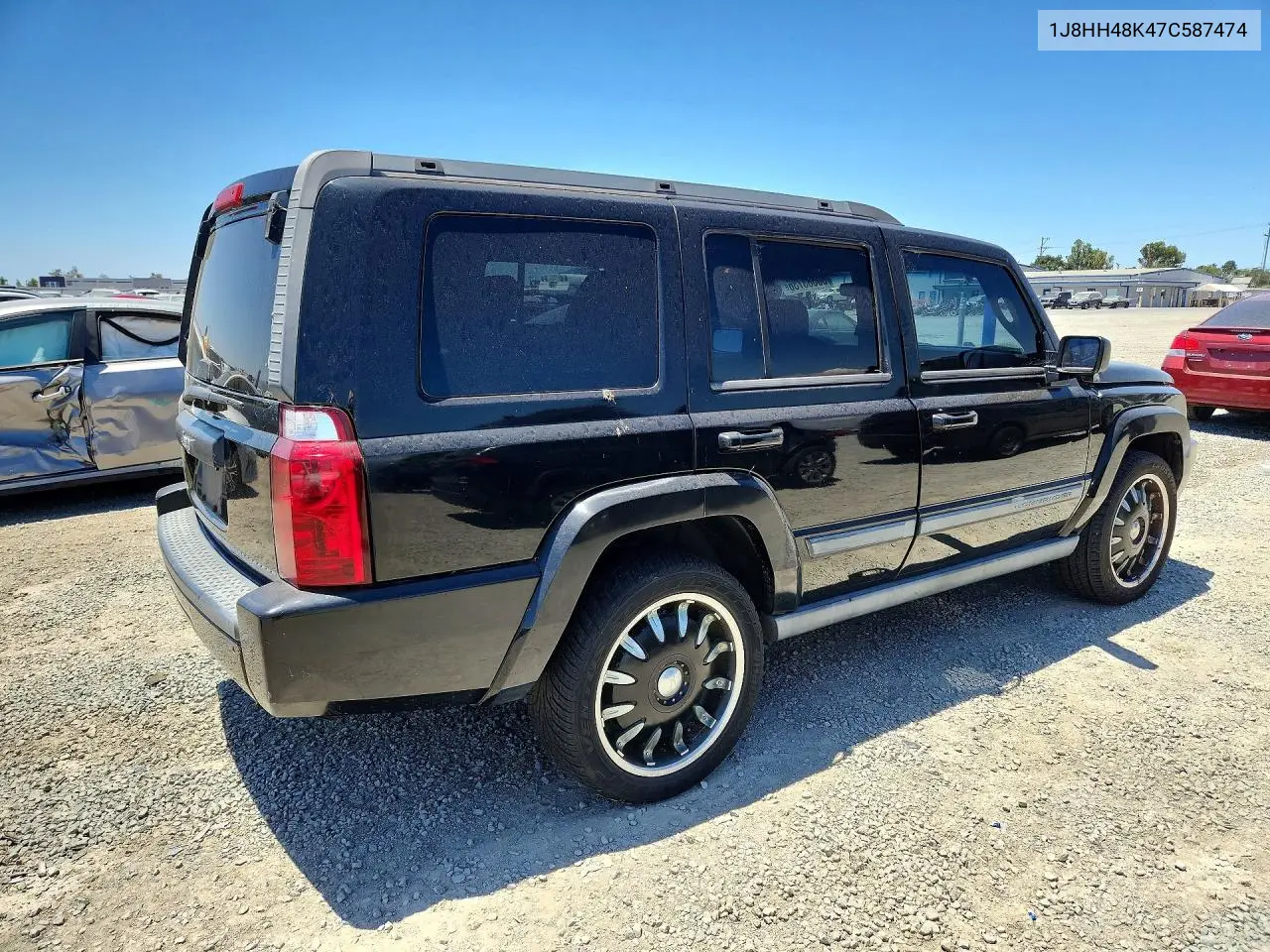 2007 Jeep Commander VIN: 1J8HH48K47C587474 Lot: 60583736