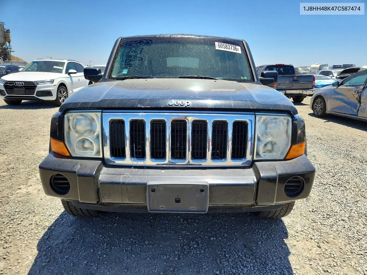 2007 Jeep Commander VIN: 1J8HH48K47C587474 Lot: 60583736