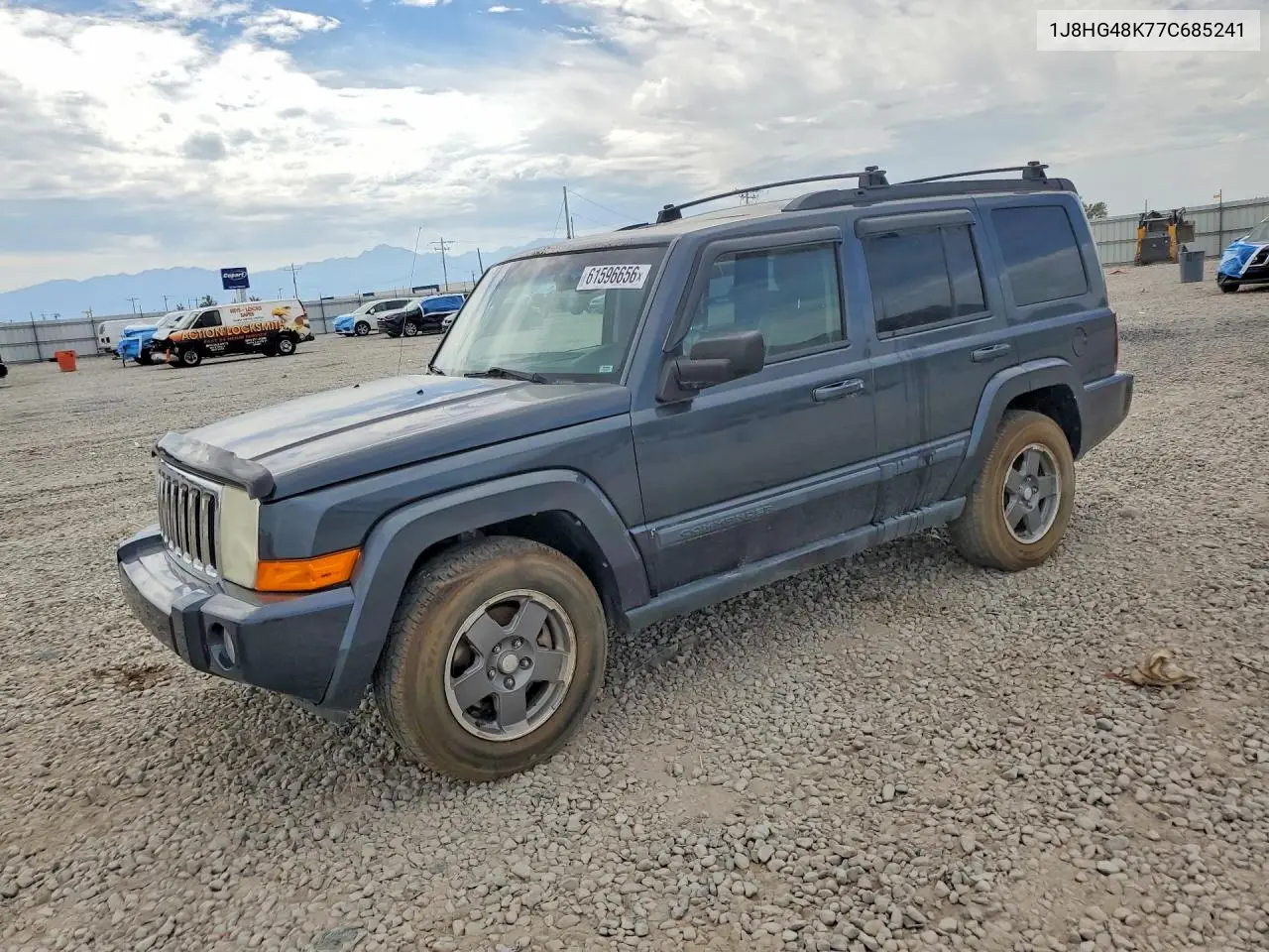 2007 Jeep Commander VIN: 1J8HG48K77C685241 Lot: 61596656