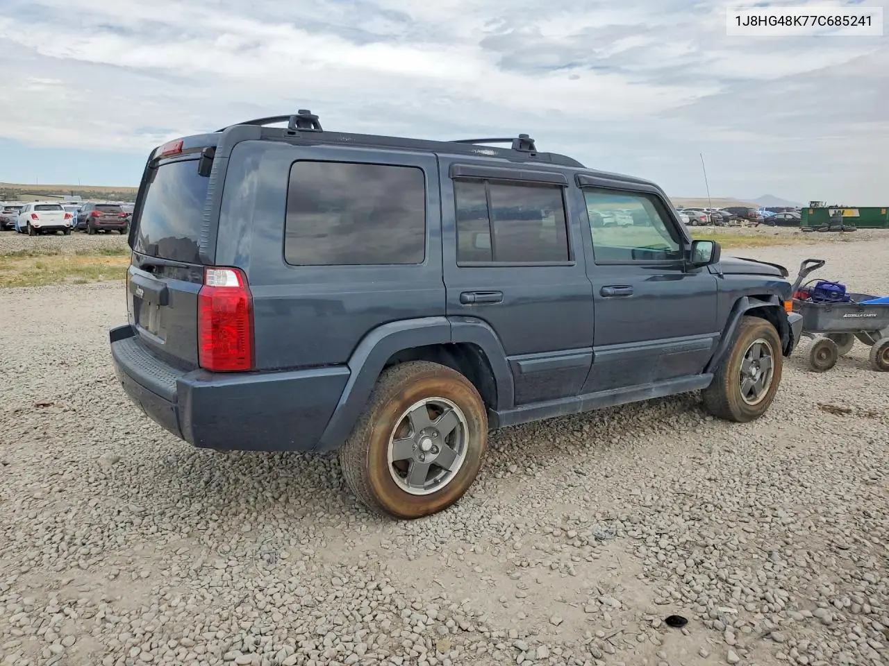2007 Jeep Commander VIN: 1J8HG48K77C685241 Lot: 61596656