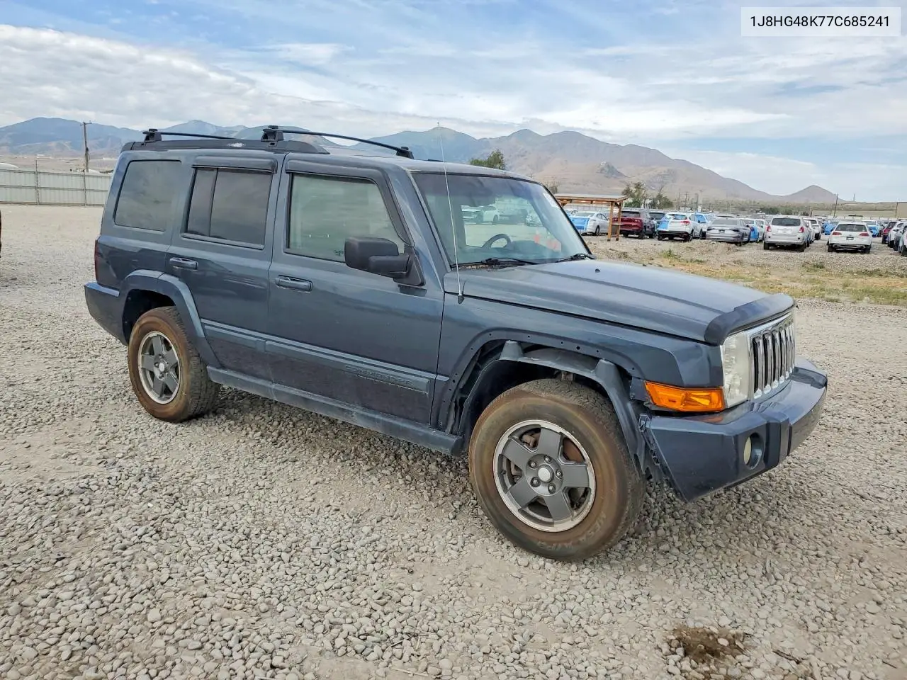 2007 Jeep Commander VIN: 1J8HG48K77C685241 Lot: 61596656