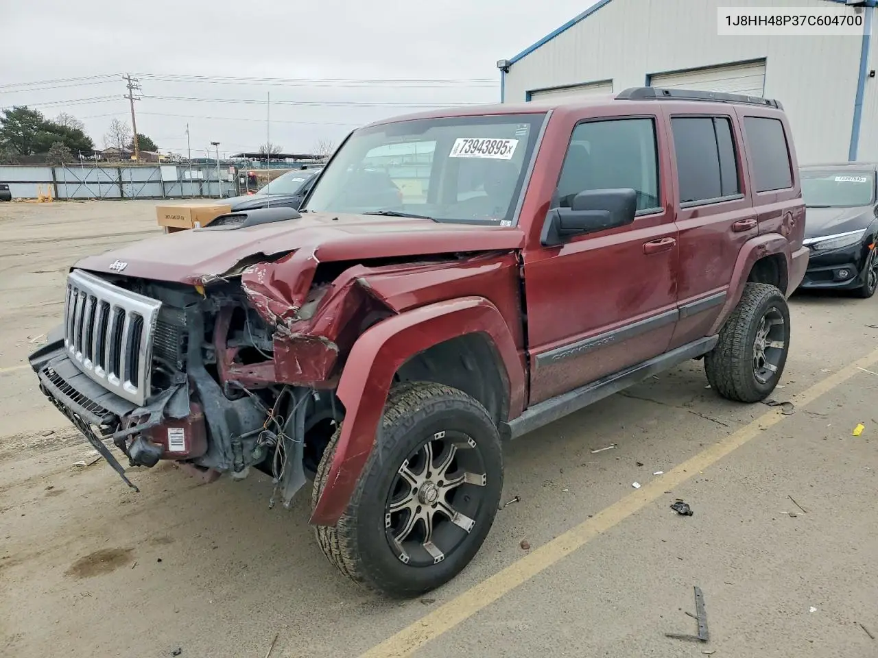 2007 Jeep Commander VIN: 1J8HH48P37C604700 Lot: 73943895