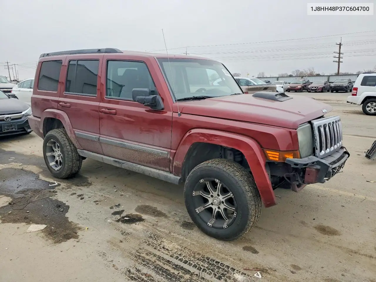 2007 Jeep Commander VIN: 1J8HH48P37C604700 Lot: 73943895