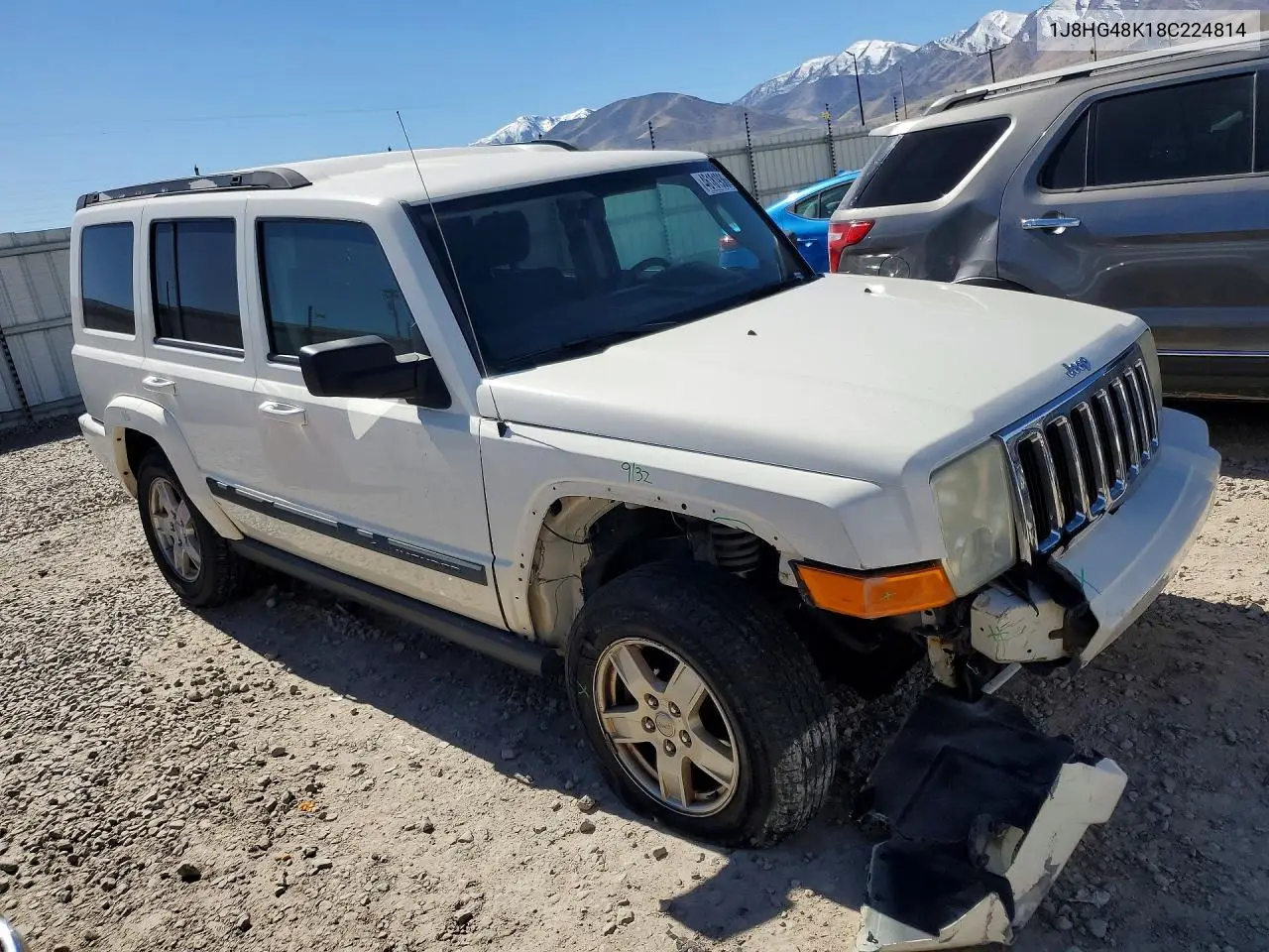 2008 Jeep Commander Sport VIN: 1J8HG48K18C224814 Lot: 46181936