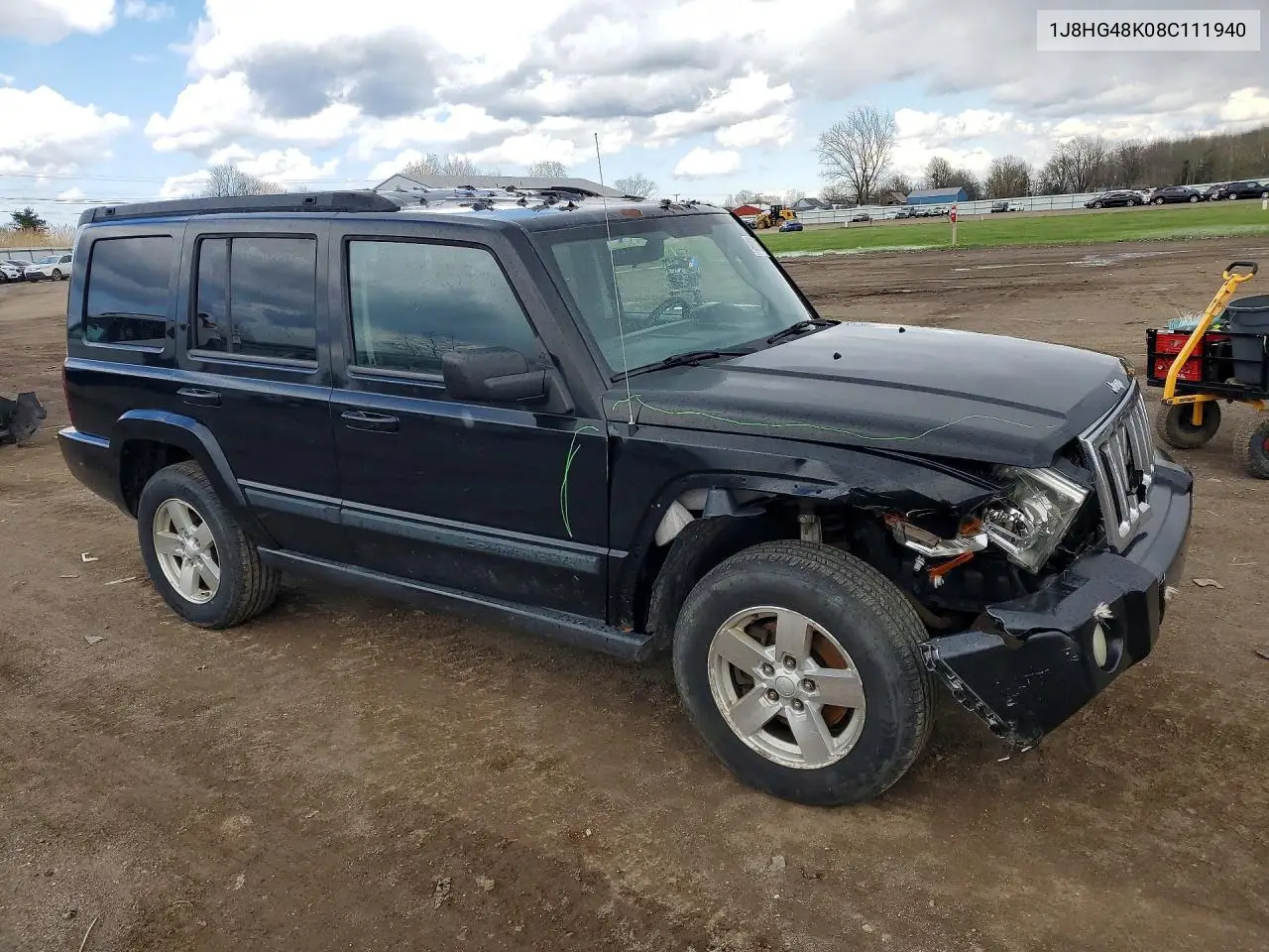 2008 Jeep Commander Sport VIN: 1J8HG48K08C111940 Lot: 48807136