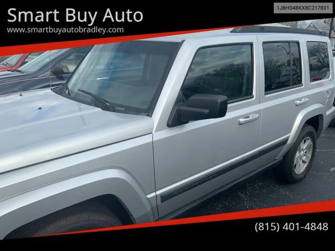 2008 Jeep Commander Sport VIN: 1J8HG48KX8C217831 Lot: 51914792