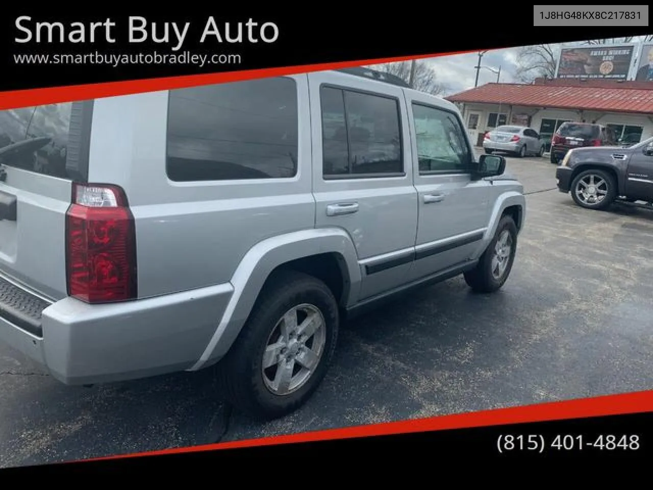 2008 Jeep Commander Sport VIN: 1J8HG48KX8C217831 Lot: 51914792